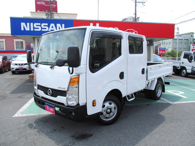 中古車 日産 アトラス 2 0 ダブルキャブ フルスーパーロー 13 000km ホワイト 大阪府 195万円 中古車情報 中古車 検索なら 車選び Com