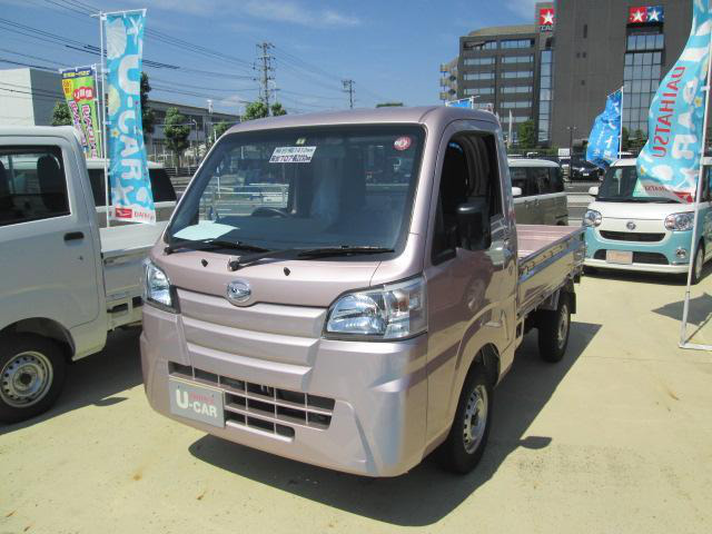 中古車 ダイハツ ハイゼットトラック スタンダード 3方開 501km ピンク 静岡県 69万円 中古車情報 中古車検索なら 車選び Com