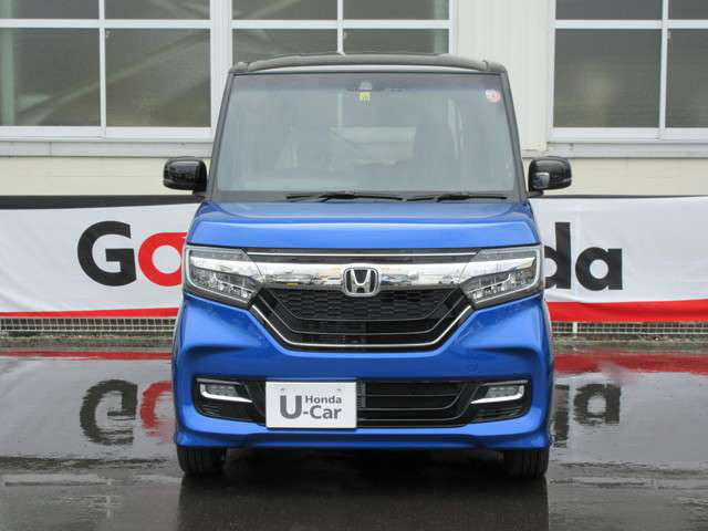 中古車 ホンダ N Boxカスタム G L ターボ ホンダセンシング の中古車詳細 3 000km ブルーブラックツートン 静岡県 1万円 中古車情報 中古車検索なら 車選びドットコム 車選び Com