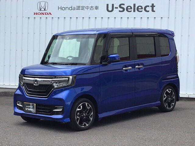 中古車 ホンダ N Boxカスタム G L ターボ ホンダセンシング 17 000km ブルー 大分県 158 5万円 中古車情報 中古車 検索なら 車選びドットコム