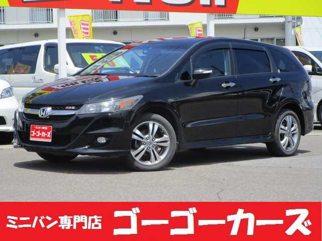 中古車 ホンダ ストリーム 1 8 Rsz 4wd の中古車詳細 114 000km ブラック 青森県 45万円 中古車情報 中古車 検索なら 車選びドットコム 車選び Com