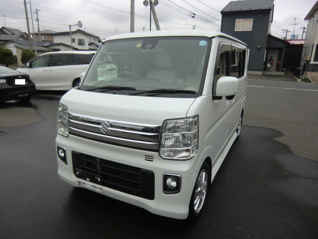 中古車 スズキ エブリイワゴン Pzターボ 4wd 74 000km パール 青森県 123万円 中古車情報 中古車検索なら 車 選びドットコム 車選び Com