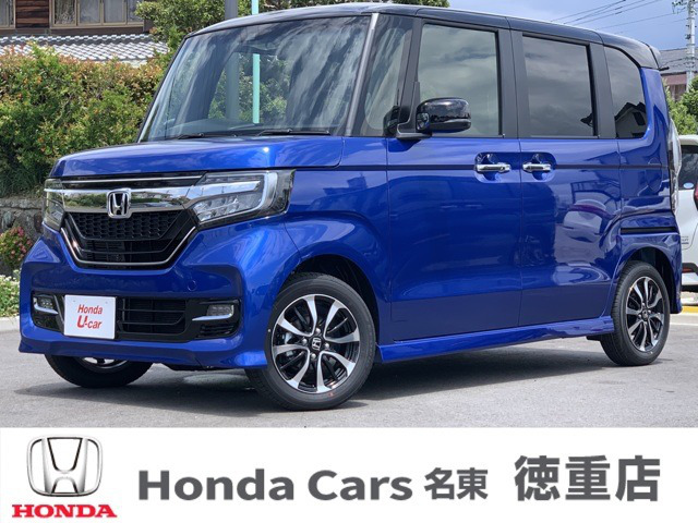 中古車 ホンダ N Boxカスタム G L ホンダセンシング 登録済未使用車 5km ブルーブラックツートン 愛知県 163 9万円 中古車情報 中古車検索なら 車選び Com