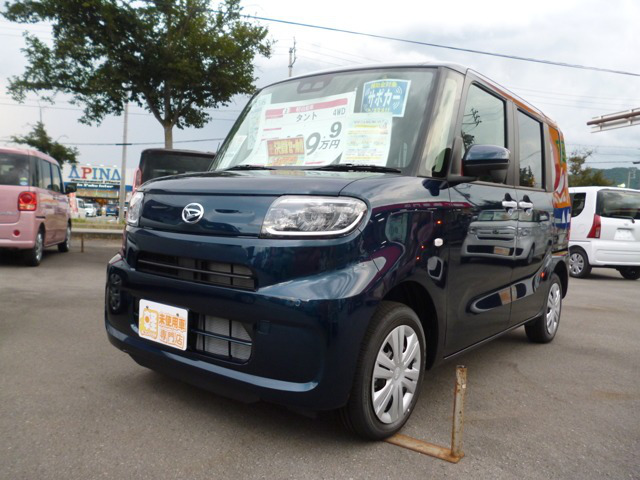 中古車 ダイハツ タント L 4wd 登録済未使用車 5km ブルー 長野県 139 9万円 中古車情報 中古車検索なら 車 選び Com