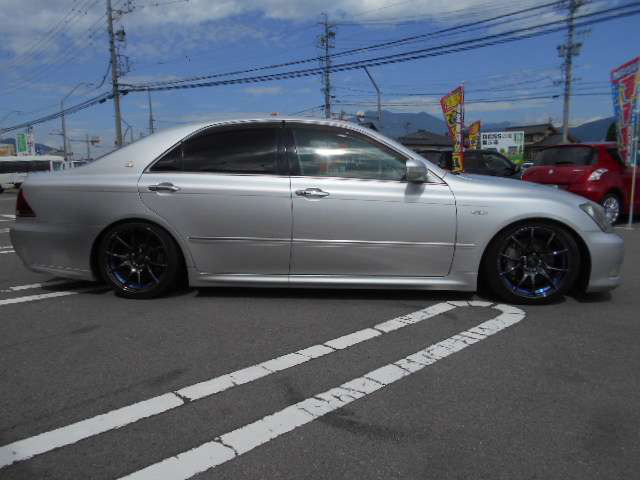 中古車 トヨタ クラウンアスリート 3 5 の中古車詳細 128 000km シルバー 長野県 58万円 中古車情報 中古車検索なら 車選びドットコム 車選び Com