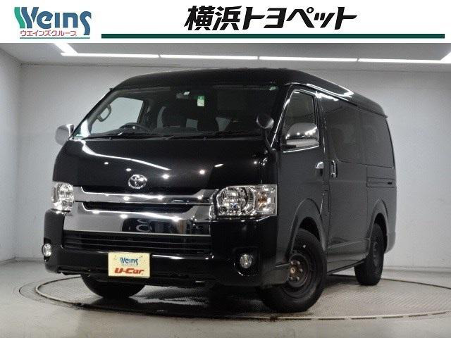 中古車 トヨタ ハイエースバン Gl 10人乗 純正ナビ リアモニター 44 000km ブラックメタリック 神奈川県 249万円 中古車情報 中古車検索なら 車選び Com