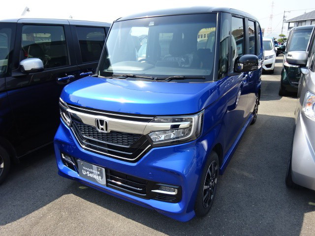 中古車 ホンダ N Boxカスタム G L 14 000km ブルー 徳島県 200万円 中古車情報 中古車検索なら 車選びドットコム 車選び Com