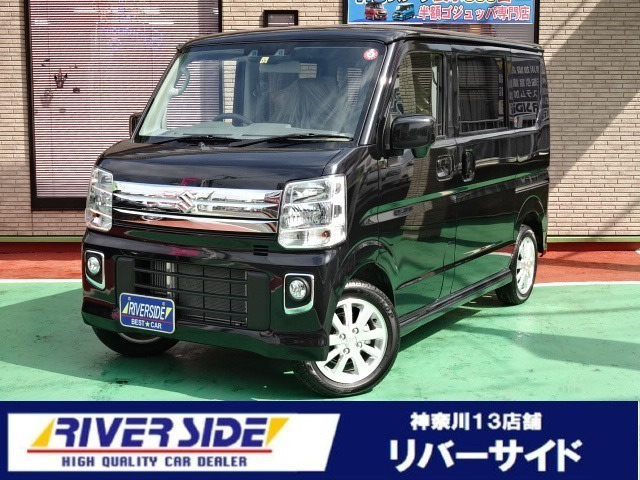 中古車 スズキ エブリイワゴン Pzターボ レーダーブレーキ Hid 2km ブルーイッシュブラックパール 神奈川県 156万円 中古車情報 中古車検索なら 車選びドットコム