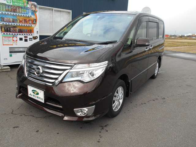 中古車 日産 セレナ 2 0 ハイウェイスター Vセレクション Safety 4wd の中古車詳細 66 000km ブラウン 青森県 179万円 中古車情報 中古車検索なら 車選びドットコム 車選び Com