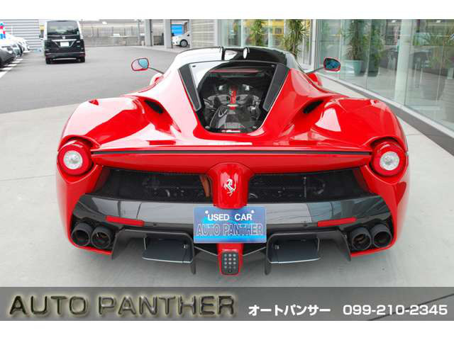 中古車 フェラーリ ラ フェラーリ 6 3 国内未登録 予備検 黒革 の中古車詳細 221km Rosso Corsa 鹿児島県 価格応談 中古車情報 中古車検索なら 車選びドットコム 車選び Com