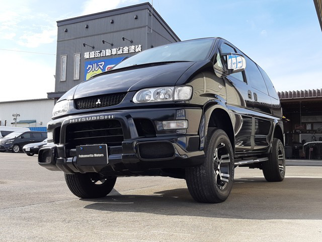 中古車 三菱 デリカスぺースギア 3 0 シャモニー ハイルーフ 4wd の中古車詳細 146 000km ブラック 岩手県 68万円 中古車情報 中古車検索なら 車選びドットコム 車選び Com