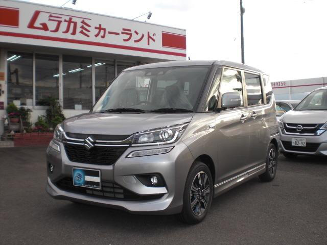 中古車 スズキ ソリオバンディット 1 2 ハイブリッド Hybrid Mv の中古車詳細 登録済未使用車 8km走行 プレミアムシルバー 愛媛県 187 8万円 中古車情報 中古車検索なら 車選びドットコム 車選び Com