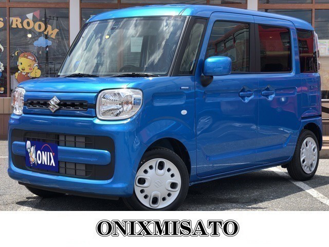 中古車 スズキ スペーシア ハイブリッド Hybrid G ブレーキサポート 届出済未使用車 の中古車詳細 登録済未使用車 3km走行 ブリスクブルーメタリック 埼玉県 117 8万円 中古車情報 中古車検索なら 車選びドットコム 車選び Com