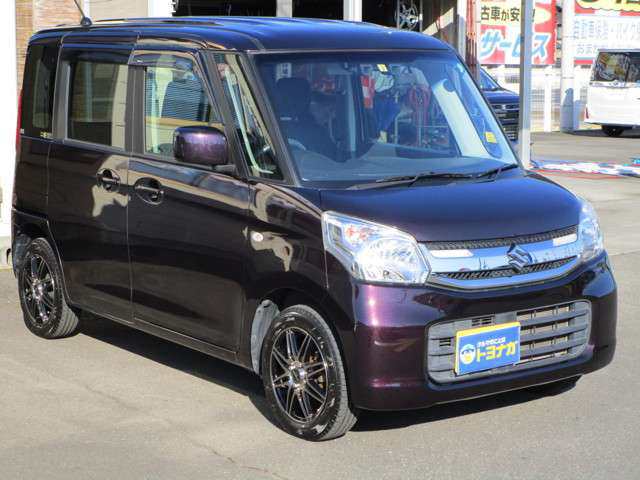 中古車 スズキ スペーシア G リミテッド ワンオーナー Bluetooth Usb接続 の中古車詳細 56 000km ムーンバイオレットパールメタリック 群馬県 98万円 中古車情報 中古車検索なら 車選びドットコム 車選び Com