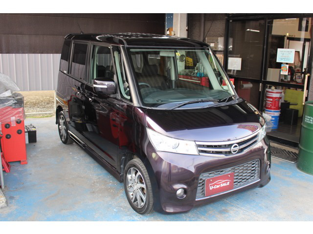 中古車 日産 ルークス ハイウェイスター ターボ 4wd の中古車詳細 93 000km パープルメタリック 長野県 54万円 中古車 情報 中古車検索なら 車選びドットコム 車選び Com