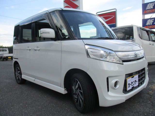 中古車 スズキ スペーシアカスタム Ts 4wd 60 000km パール 長野県 65万円 中古車情報 中古車検索なら 車 選びドットコム 車選び Com