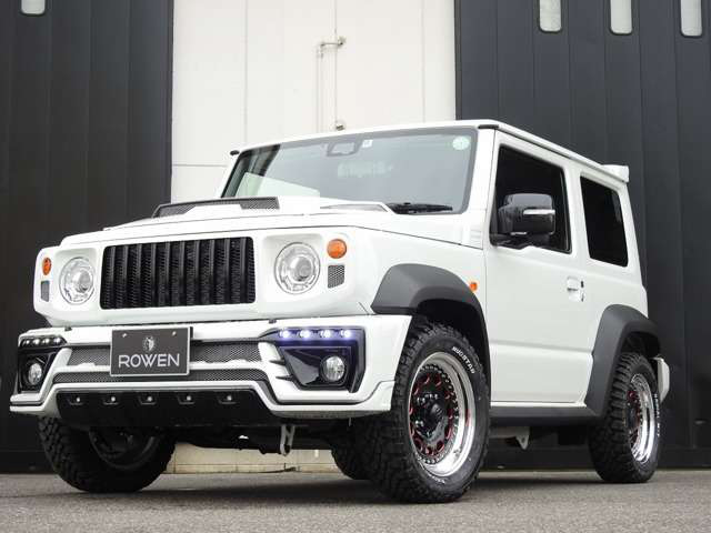 中古車 スズキ ジムニーシエラ 1 5 Jc 4wd Rowenエアロ ローダウン 16aw ナビ の中古車詳細 新車 ブラック 愛知県 309万円 中古車情報 中古車検索なら 車選びドットコム 車選び Com