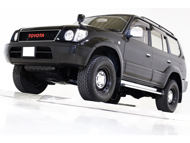 中古車 トヨタ ランドクルーザープラド 2 7 Txパッケージi 4wd 丸目仕様 ヴィンテージグリル 16インチaw の中古車詳細 112 000km ブラック 群馬県 168万円 中古車情報 中古車検索なら 車選びドットコム 車選び Com