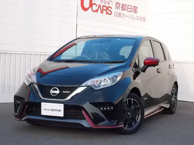 中古車 日産 ノート 1 2 E Power Nismo の中古車詳細 16 000km ブラック 京都府 174 8万円 中古車情報 中古車検索なら 車選びドットコム 車選び Com