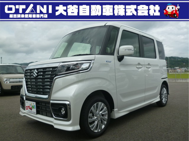 中古車 スズキ スペーシアカスタム ハイブリッド Hybrid Gs の中古車詳細 登録済未使用車 5km走行 パール 和歌山県 142 8万円 中古車情報 中古車検索なら 車選びドットコム 車選び Com
