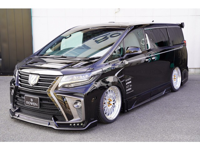 中古車 トヨタ アルファード 2 5 S タイプゴールド Rowenフルエアロ Work21aw車高調マフラー の中古車詳細 新車 ブラック 愛知県 555万円 中古車情報 中古車検索なら 車選びドットコム 車選び Com