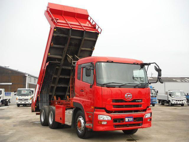 中古車 日産ディーゼル クオン ダンプ ダンプ積載8 6t 10 0d 12f 電動シート の中古車詳細 198 000km レッド 茨城県 798万円 中古車情報 中古車検索なら 車選びドットコム 車選び Com