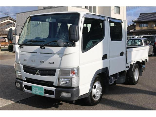 中古車 三菱ふそう キャンター Wキャブ ダブルキャブ 6人乗 積載2t 6 000km ホワイト 福井県 115 5万円 中古車 情報 中古車検索なら 車選びドットコム 車選び Com