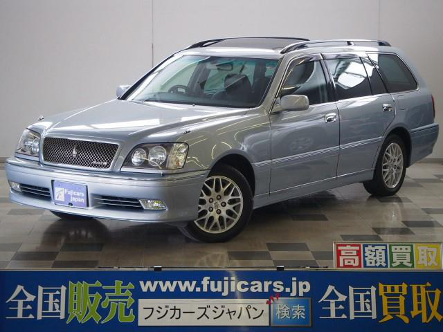 中古車 トヨタ クラウンエステート 2 5 アスリート Four 4wd の中古車詳細 14 906km ライトブルー 新潟県 179万円 中古車情報 中古車検索なら 車選びドットコム 車選び Com