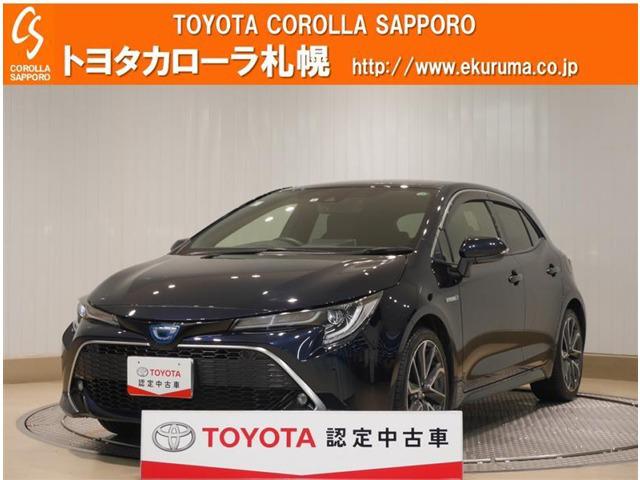 中古車 トヨタ カローラスポーツ 1 8 ハイブリッド G Z の中古車詳細 37 000km ブラックグリーンメタリック 北海道 177万円 中古車情報 中古車検索なら 車選びドットコム 車選び Com