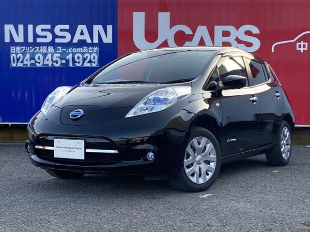 中古車 日産 リーフ 30kwh X 27 000km ブラック 福島県 113 3万円 中古車情報 中古車検索なら 車選びドットコム 車選び Com