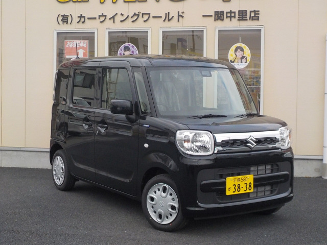 中古車 スズキ スペーシア の中古車詳細 10km クロ 岩手県 143 8万円 中古車情報 中古車検索なら 車選びドットコム 車 選び Com