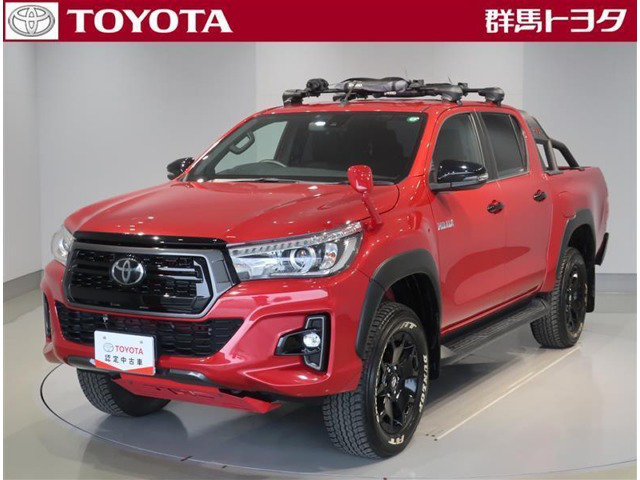 中古車 トヨタ ハイラックス 2 4 Z ブラック ラリー エディション ディーゼル 4wd の中古車詳細 22 000km レッド 群馬県 413万円 中古車情報 中古車検索なら 車選びドットコム 車選び Com