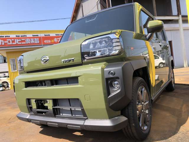中古車 ダイハツ タフト Gターボ 4wd の中古車詳細 登録済未使用車 3km走行 グリーン 新潟県 160万円 中古車情報 中古 車検索なら 車選びドットコム 車選び Com
