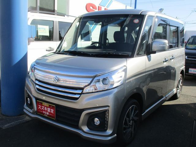 中古車 スズキ スペーシアカスタム の中古車詳細 56 000km シルバー 岩手県 118万円 中古車情報 中古車検索なら 車 選びドットコム 車選び Com