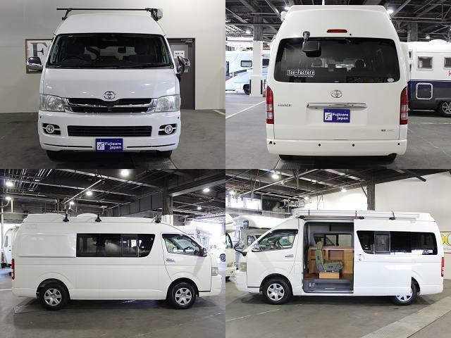 中古車 トヨタ ハイエース キャンピング ハイエース トイファクトリー ロボ4wd エアロソーラー の中古車詳細 96 301km ホワイト 北海道 398万円 中古車情報 中古車検索なら 車選びドットコム 車選び Com