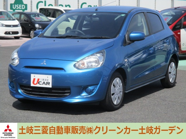 中古車 三菱 ミラージュ 1 0 G の中古車詳細 43 000km ブルー 岐阜県 40万円 中古車情報 中古 車検索なら 車選びドットコム 車選び Com