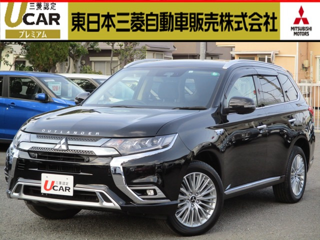 中古車 三菱 アウトランダーphev 2 4 G 4wd の中古車詳細 15 000km ブラックマイカ 東京都 349万円 中古車情報 中古車検索なら 車選びドットコム 車選び Com