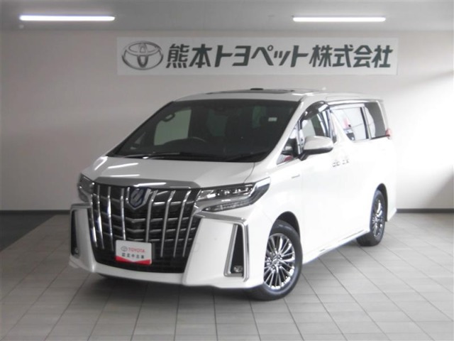 中古車 トヨタ アルファード ハイブリッド 2 5 エグゼクティブ ラウンジ S 4wd の中古車詳細 67 000km パールメタリック 熊本県 517万円 中古車情報 中古車検索なら 車選びドットコム 車選び Com