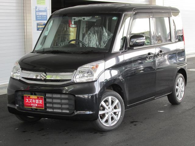 中古車 スズキ スペーシア T デュアルカメラブレーキサポート装着車 の中古車詳細 21 000km ブラック 広島県 8万円 中古 車情報 中古車検索なら 車選びドットコム 車選び Com