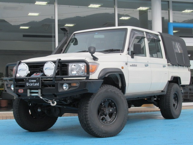 中古車 トヨタ ランドクルーザー 70ピックアップ 4 0 4wd の中古車詳細 44 000km ホワイト 長野県 399 8万円 中古 車情報 中古車検索なら 車選びドットコム 車選び Com