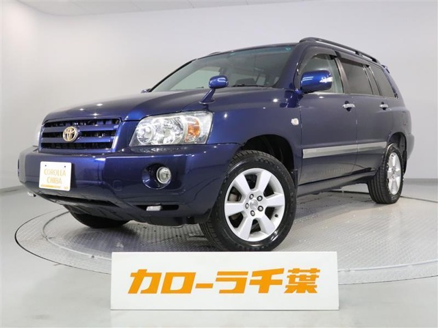 中古車 トヨタ クルーガー 2 4 S の中古車詳細 33 000km ブルー 千葉県 48万円 中古車情報 中古車検索なら 車 選びドットコム 車選び Com