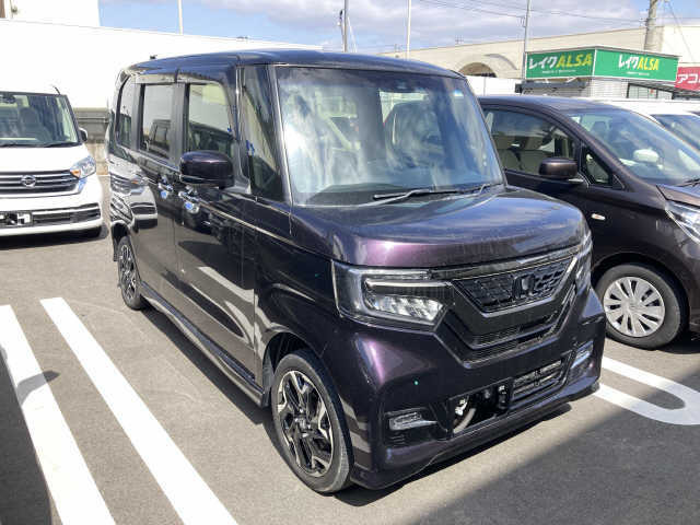 中古車 ホンダ N Boxカスタム G Exターボ 4wd の中古車詳細 53 000km ムラサキ 岩手県 169 4万円 中古車情報 中古車検索なら 車選びドットコム 車選び Com