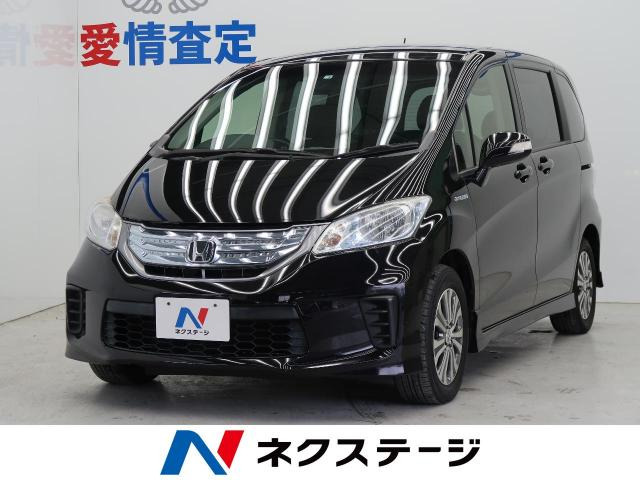 中古車 ホンダ フリードハイブリッド 1 5 ジャストセレクション の中古車詳細 109 695km プレミアムブラキッシュ パール 大阪府 28 8万円 中古車情報 中古車検索なら 車選びドットコム 車選び Com