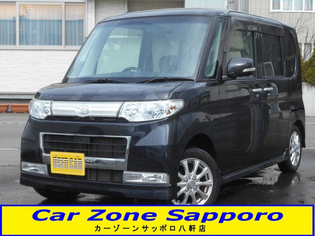 中古車 ダイハツ タントカスタム X 4wd 純正hddナビ フルセグtv の中古車詳細 55 000km ブラック 北海道 59万円 中古車情報 中古車検索なら 車選びドットコム 車選び Com