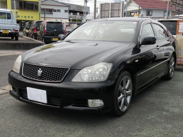 中古車 トヨタ クラウンアスリート 2 5 の中古車詳細 109 000km 黒 徳島県 37万円 中古車情報 中古車検索なら 車 選びドットコム 車選び Com