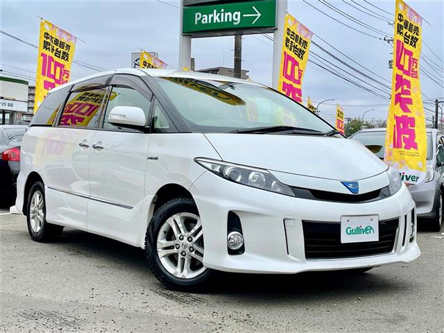 中古車 トヨタ エスティマハイブリッド 2 4 アエラス 4wd 4wd 修復歴無し の中古車詳細 141 000km ホワイトパールクリスタルシャイン 岐阜県 69 9万円 中古車情報 中古車検索なら 車選びドットコム 車選び Com