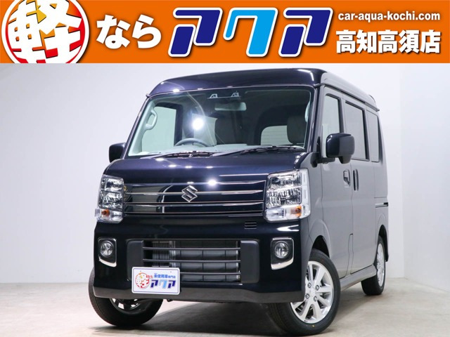 中古車 スズキ エブリイワゴン Pzターボ の中古車詳細 登録済未使用車 10km走行 ブラック 愛媛県 144 8万円 中古車 情報 中古車検索なら 車選びドットコム 車選び Com
