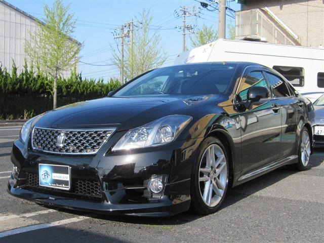 中古車 トヨタ クラウンアスリート 3 5 の中古車詳細 67 000km ブラック 鳥取県 99万円 中古車情報 中古車検索なら 車 選びドットコム 車選び Com