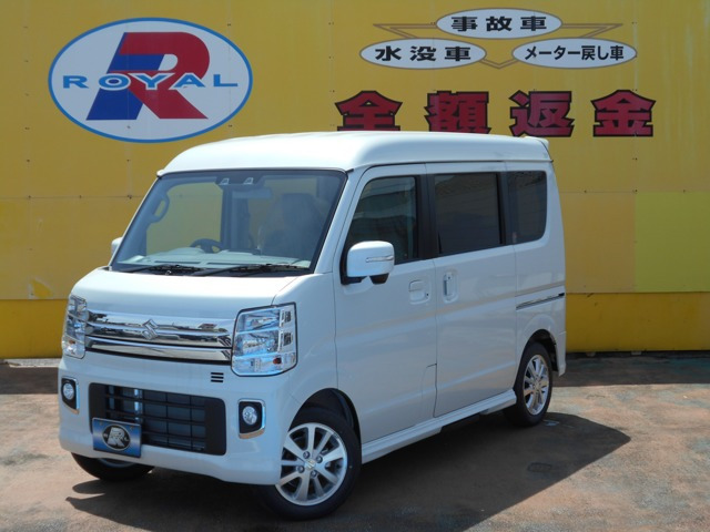 中古車 スズキ エブリイワゴン Pzターボスペシャル ハイルーフ 4wd の中古車詳細 登録済未使用車 7km走行 パール 高知県 172万円 中古車情報 中古車検索なら 車選びドットコム 車選び Com