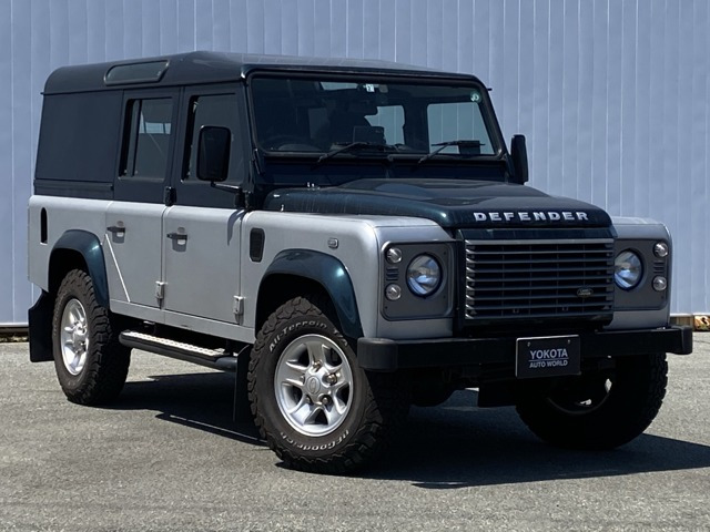 中古車 ランドローバー ディフェンダー ディーゼル 4wd の中古車詳細 63 000km シルバーグリーン 長野県 990万円 中古車 情報 中古車検索なら 車選びドットコム 車選び Com